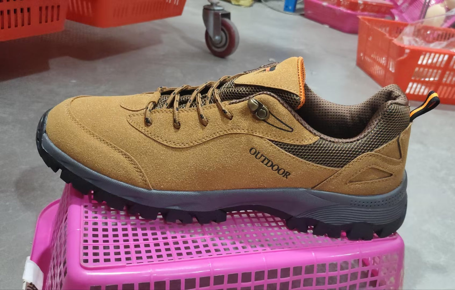 Men's Outdoor Hiking Shoes - Waterproof Trail Trekking Boots Large Sizes