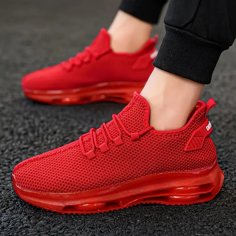 Men's Breathable Soft Bottom Sneakers - Trendy Casual Shoes