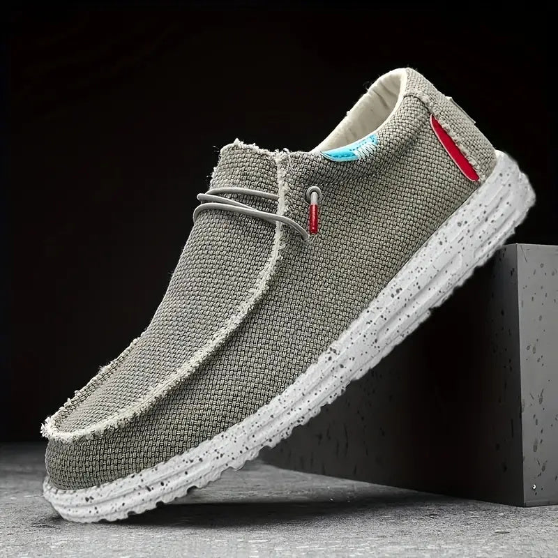 Men's Slip-On Canvas Shoes - Breathable Casual Shoes for Autumn
