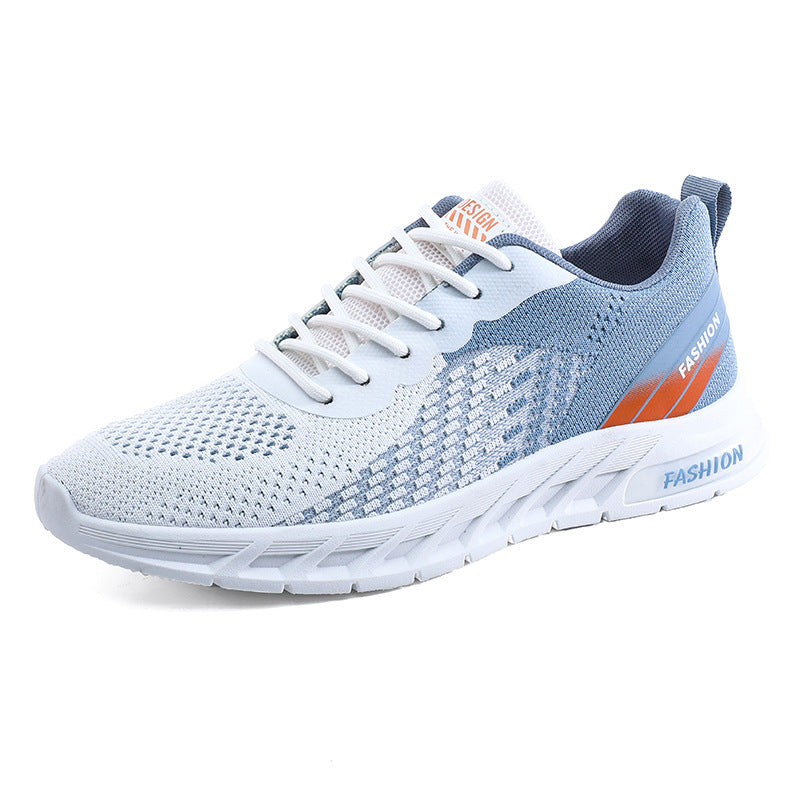 Breathable Fly Woven Mesh Running Sneakers - Casual Athletic Shoes