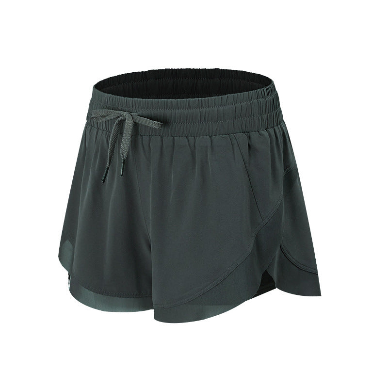 Women's Stretch Yoga Shorts - Slim Fit Running Fitness Pants