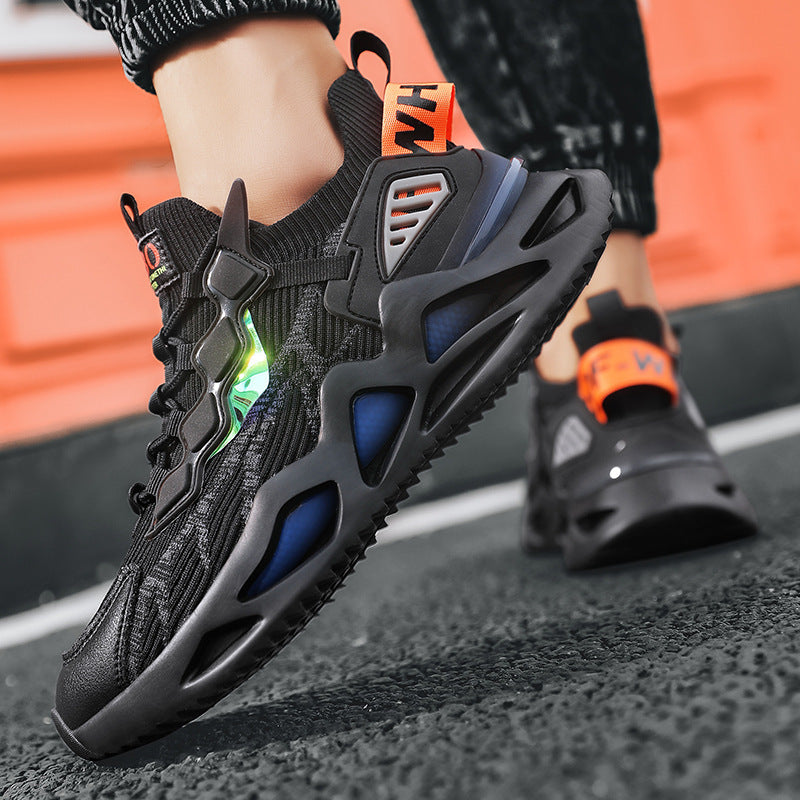 Mesh Breathable Casual Sneakers - Lightweight Athletic Shoes for Men
