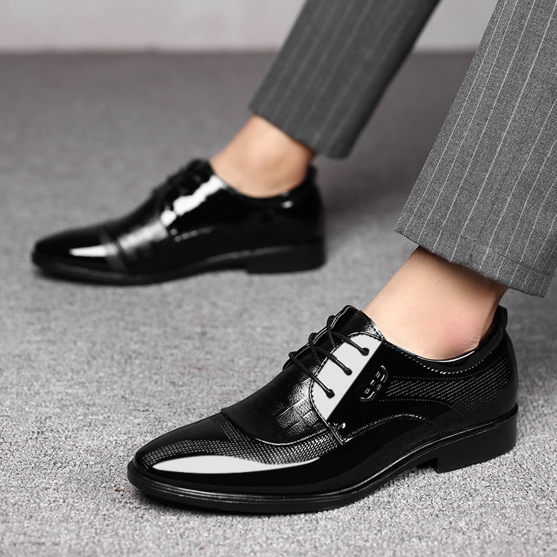 New Business Dress Shoes - Men's Large Size Lace-Up Formal Footwear