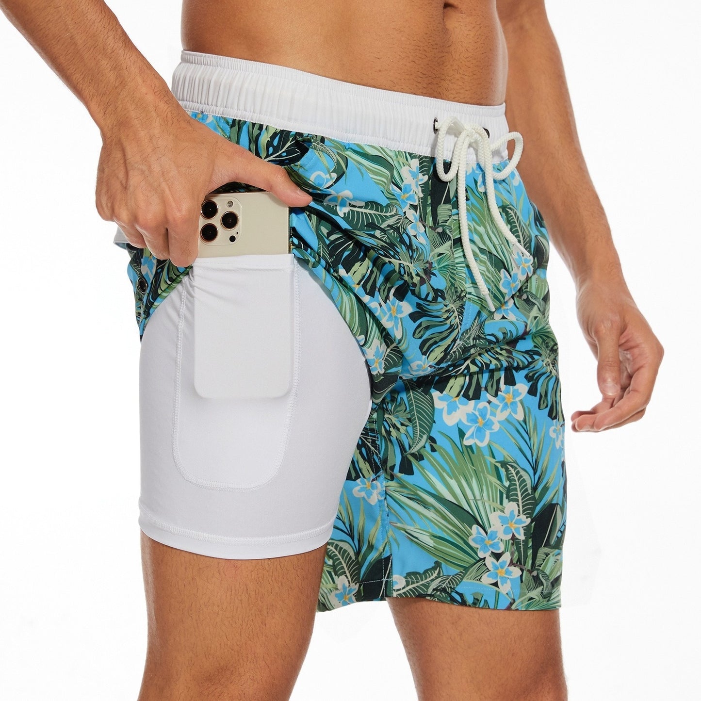 Camouflage Sweatpants Shorts Quick Drying Men's Running
