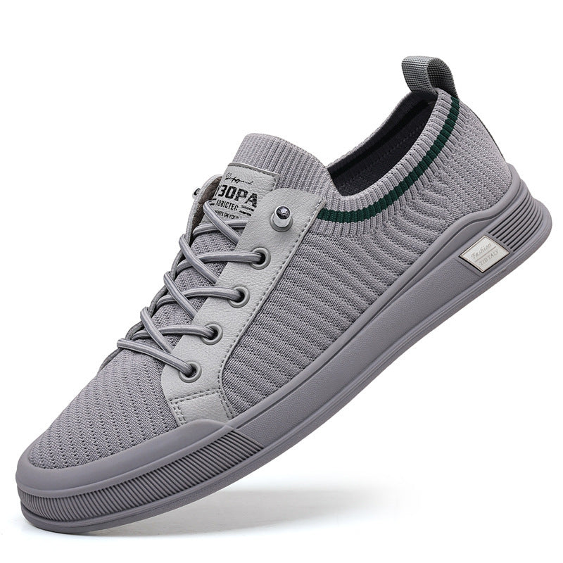 Men's Flying Woven Casual Sneakers - Breathable All-Season Shoes