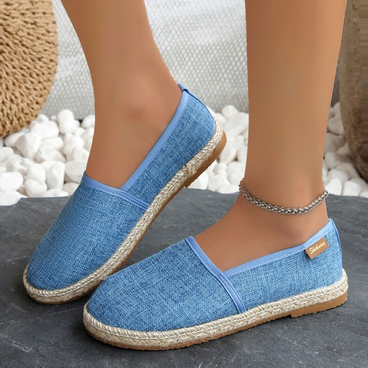 Women's Fisherman Flat Shoes - Casual Rope-Bottom Comfort Shoes