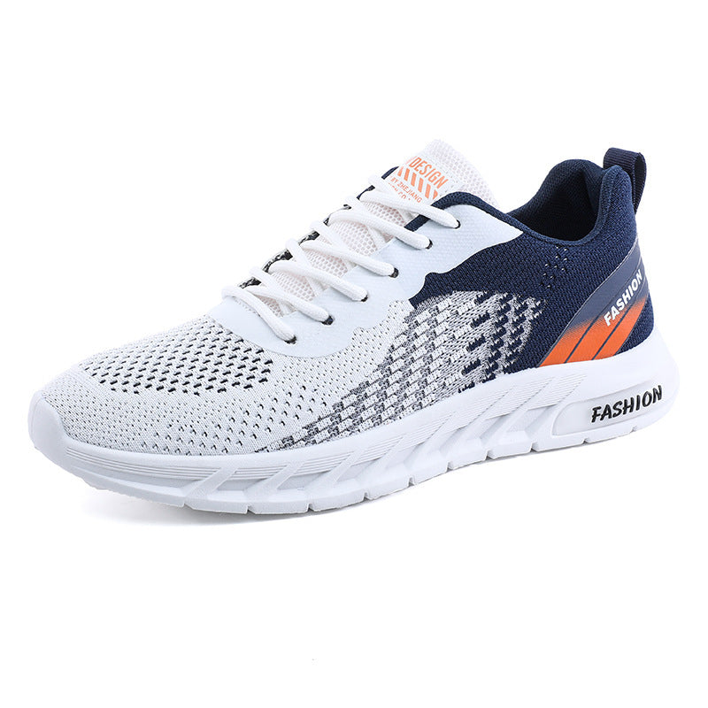 Breathable Fly Woven Mesh Running Sneakers - Casual Athletic Shoes