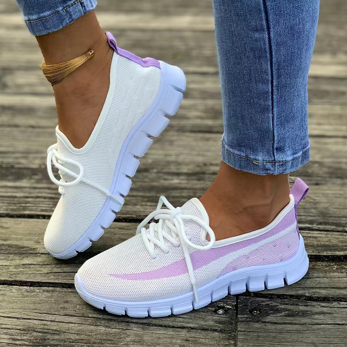 Women's Summer Running Sneakers - Breathable Casual Athletic Shoes