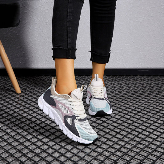 Women's Fashion Sneakers - Comfortable Breathable Casual Shoes