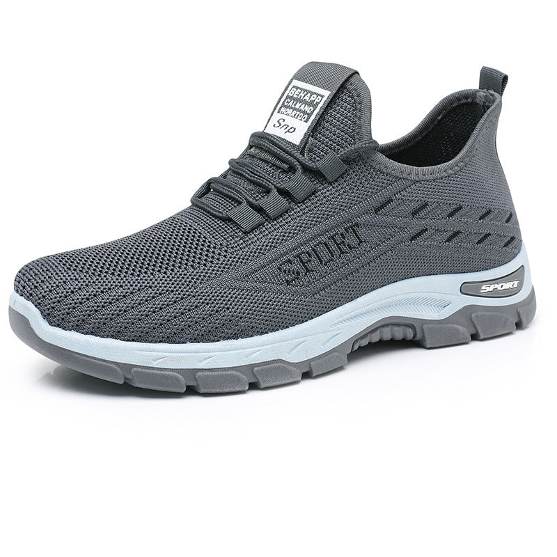 Casual Soft Sole Sneakers - Lightweight Breathable Comfortable Shoes