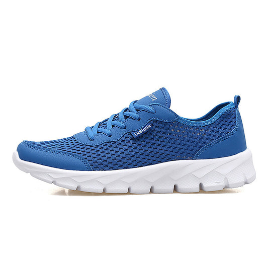 Men's Light Running Shoes - Breathable Mesh Athletic Sneakers
