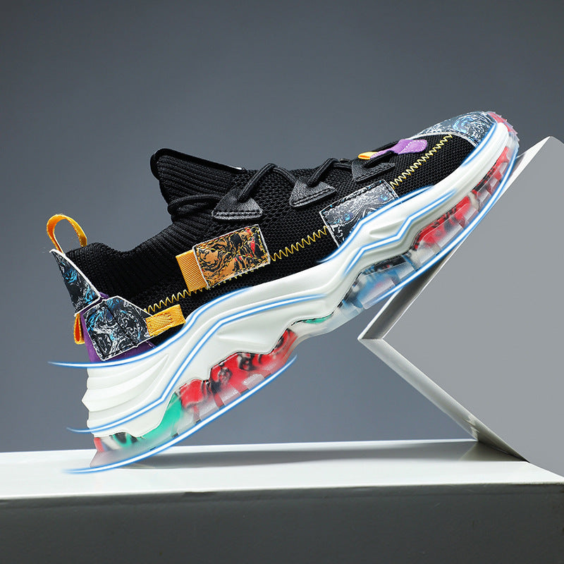 Lightweight Mesh Running Sneakers - Breathable Athletic Shoes