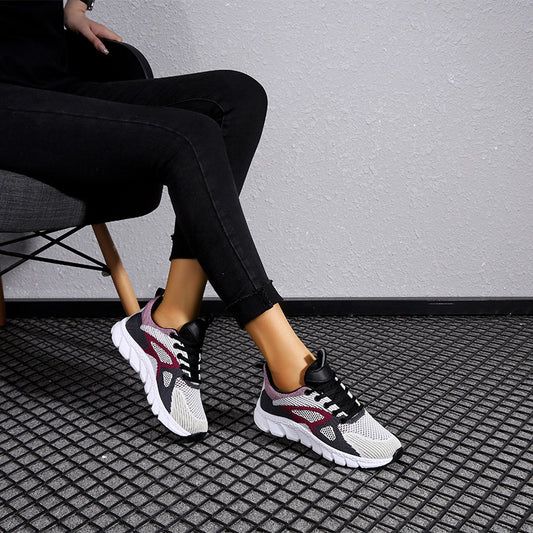 Women's Fashion Sneakers - Comfortable Breathable Casual Shoes