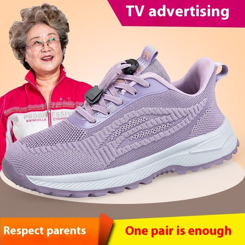 Spring Mesh Sneakers - Lightweight Breathable Soft Bottom Shoes