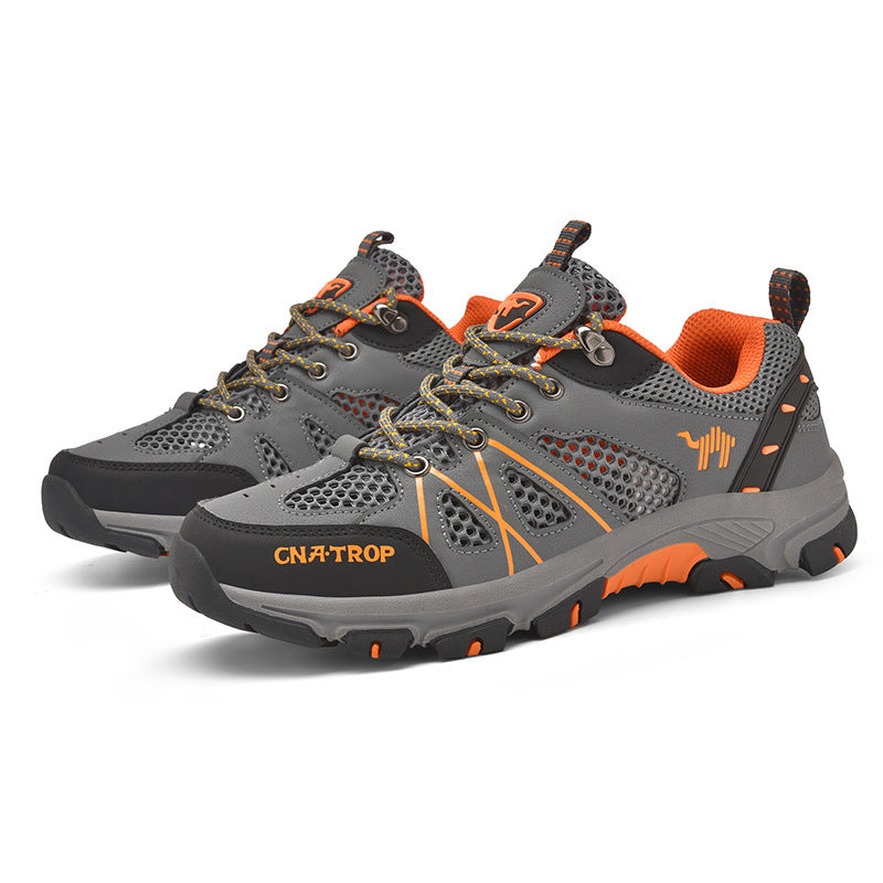 Men's Outdoor Hiking Shoes - All-Season Mountaineering Sneakers