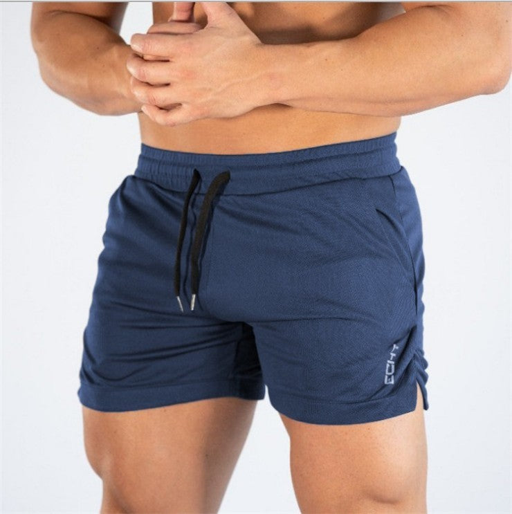 Men's Muscle Training Mesh Beach Shorts - Outdoor Leisure Running Athletic Shorts