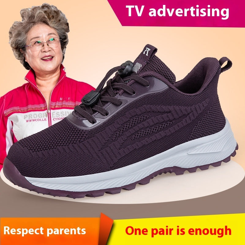 Spring Mesh Sneakers - Lightweight Breathable Soft Bottom Shoes