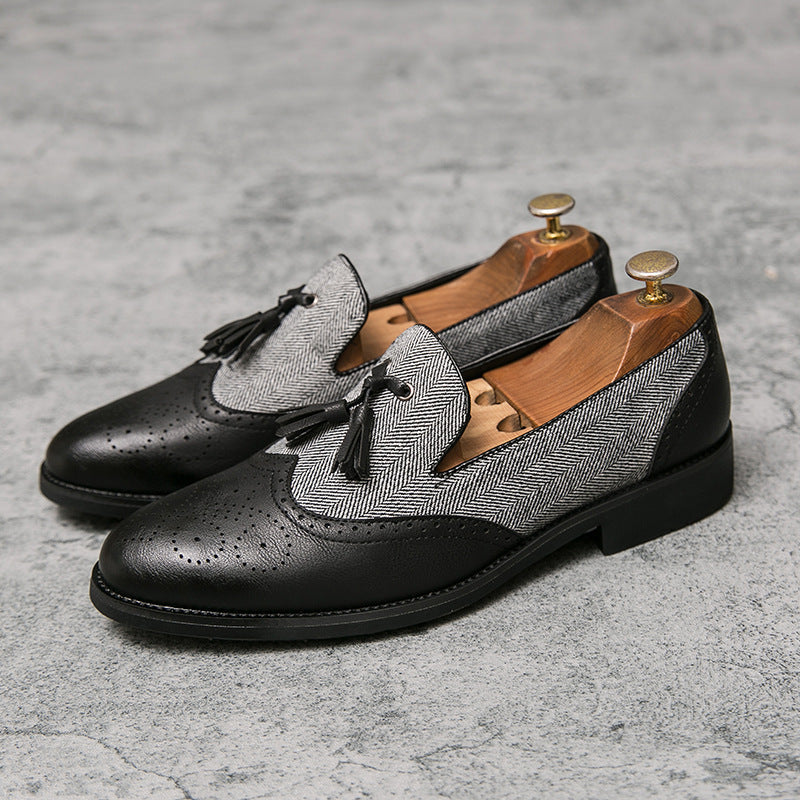 British Versatile Leather Shoes - Casual Dress Shoes for Men