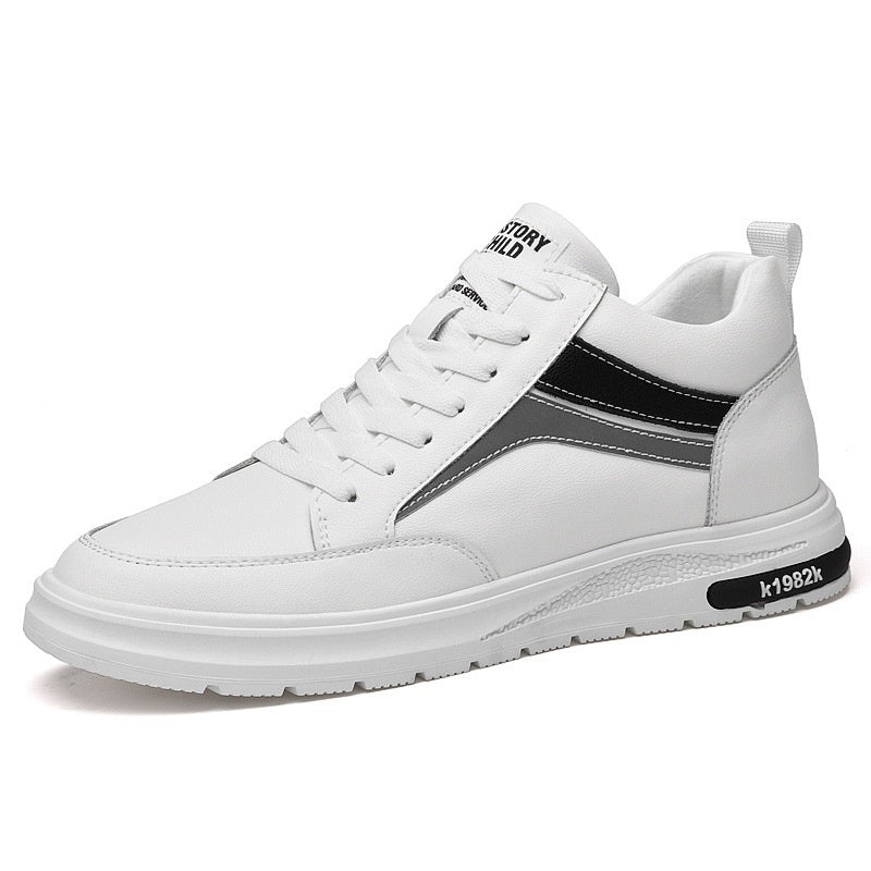 Men's Height Increasing Elevator Sneakers - Invisible Lift Casual Shoes