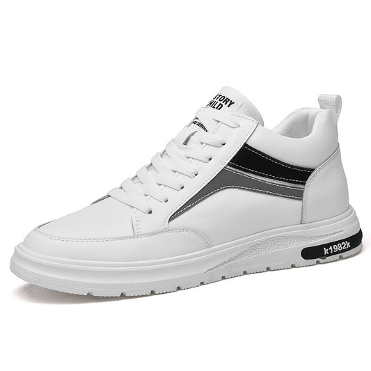 Men's Height Increasing Elevator Sneakers - Invisible Lift Casual Shoes