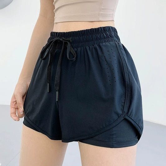 Women's Quick-Drying Running Shorts - Breathable Anti-Exposure Sports Shorts