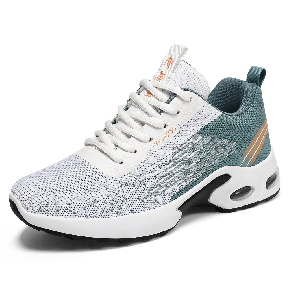 Men's Flying Woven Air Cushion Sneakers - Breathable Summer Athletic Shoes
