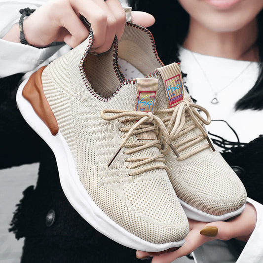 Women's Breathable Running Shoes - Casual Sports Sneakers