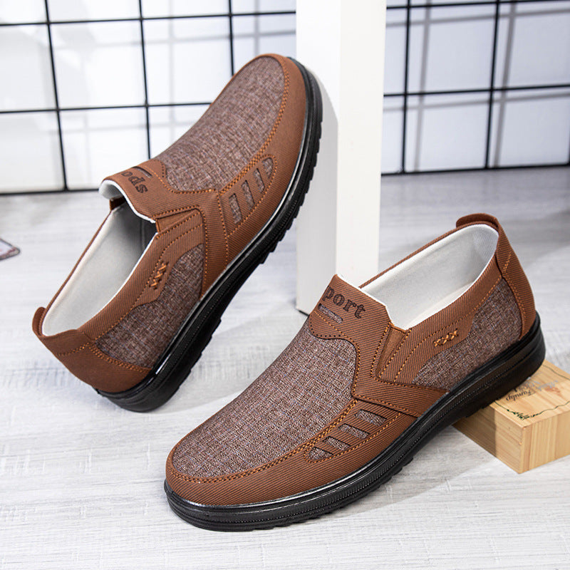 Men's Old Beijing Cloth Shoes - Breathable Thin Casual Shoes for Spring & Autumn