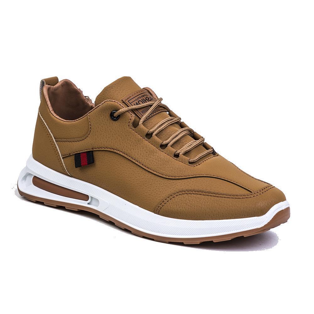 Leather Surface Casual Sports Shoes - Premium Athletic Lifestyle Sneakers