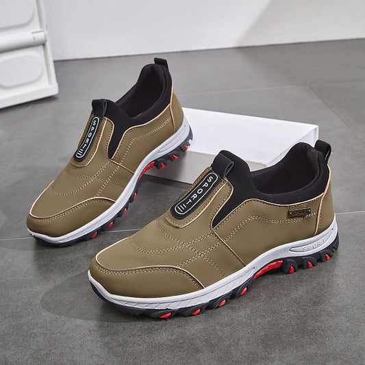 Men's Shoes Autumn And Winter Slip-on Lazy Shoes Non-slip Walking Shoes Soft Bottom Lightweight Sneaker