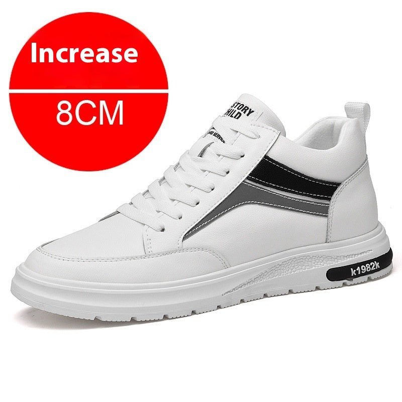 Men's Height Increasing Elevator Sneakers - Invisible Lift Casual Shoes