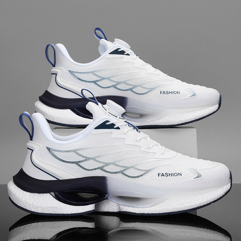 Men's Rotating Button Running Sneakers - Advanced Athletic Shoes