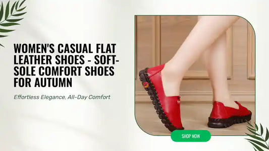 Women's Casual Flat Leather Shoes - Soft-Sole Comfort Shoes for Autumn by@Outfy